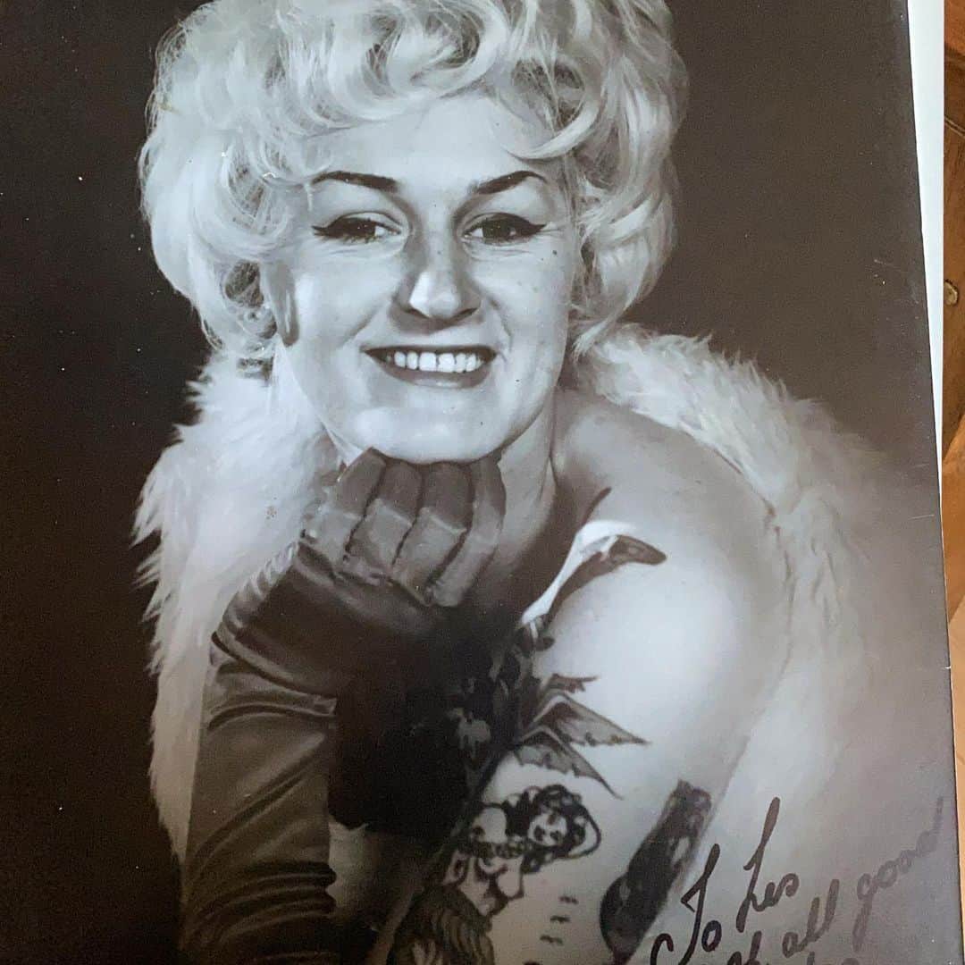 アムステルダム・タトゥー・ミュージアムのインスタグラム：「Cindy ray last living person that is part of the kobel colection」