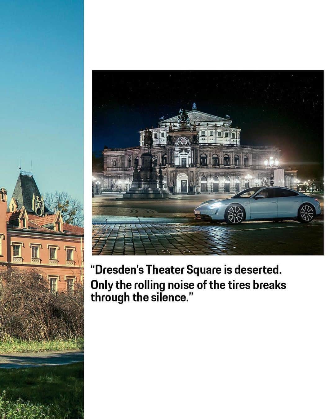 Porscheさんのインスタグラム写真 - (PorscheInstagram)「A drive on the tranquil side - follow an exploration of Germany's nature-lined roads over on Christophorus as the Taycan follows in footsteps of Goethe, Fontane, and Beethoven. (Link in bio). __ Porsche Taycan 4S: Fuel consumption combined: 0 l/100 km; Electrical consumption combined: 25.6–24.6 kWh/100 km; CO₂ emissions combined: 0 g/km」6月21日 19時15分 - porsche