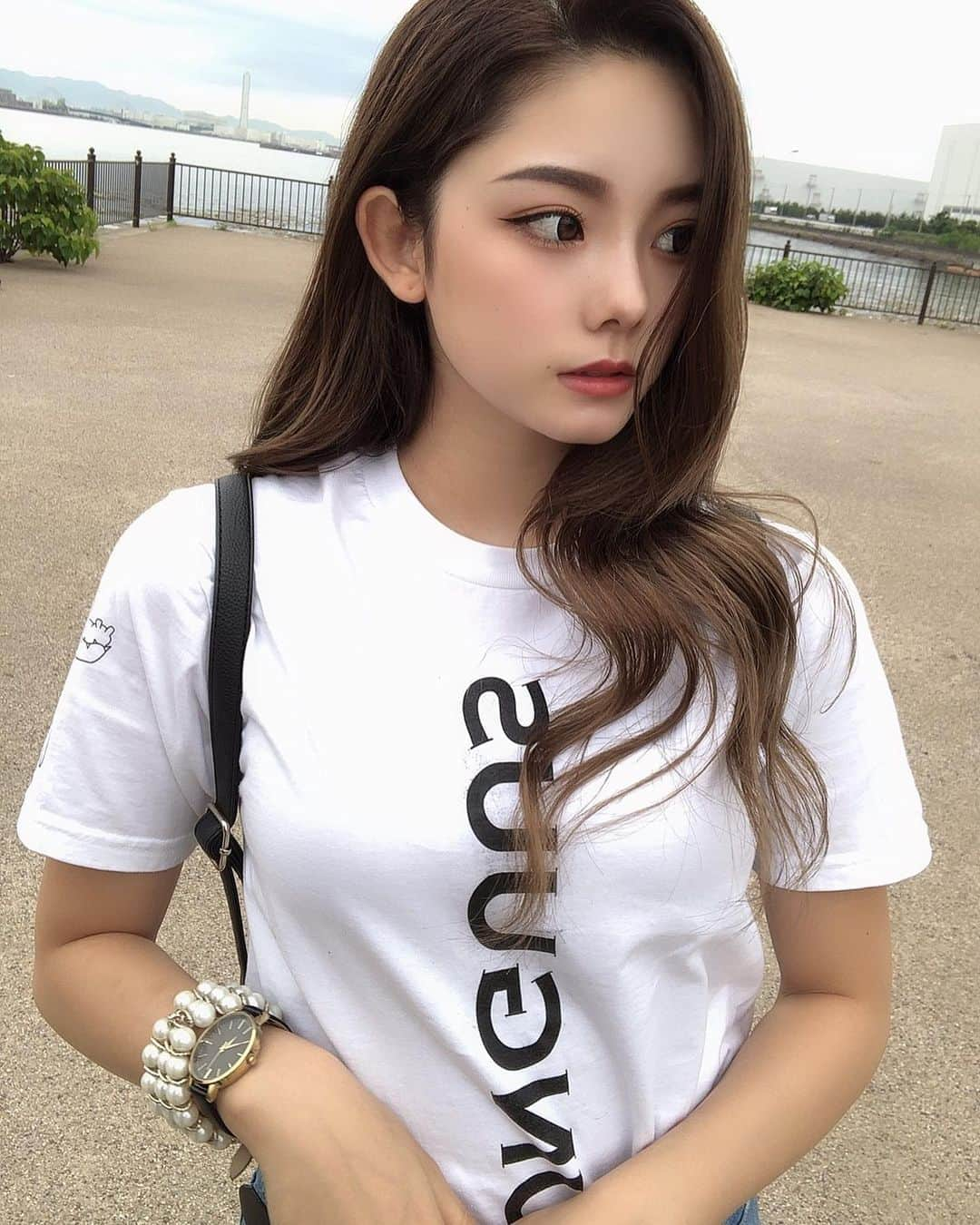 原田美優さんのインスタグラム写真 - (原田美優Instagram)「. .  GUNGUUS 第2弾 💯‪‪ ロンTの次はロゴTシャツ ‪‪❤︎‬ 今回も どタイプのシンプルデザインで ワニのデザインもはいってるし鬼かわ 🐊‪‪❤︎‬ #gunguus #tシャツ #instagood」6月21日 19時19分 - harada.myu