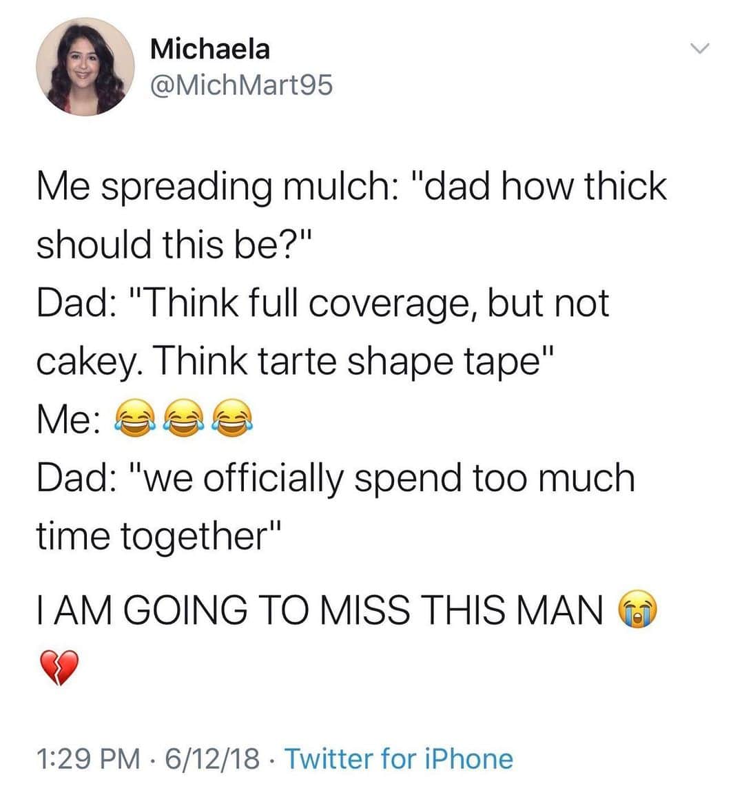 Tarte Cosmeticsさんのインスタグラム写真 - (Tarte CosmeticsInstagram)「You know the shape tape 💜 is real if your Dad knows 🤣😂 Credit: @michaelafm1995 #fathersday #shapetapenation」6月22日 1時01分 - tartecosmetics