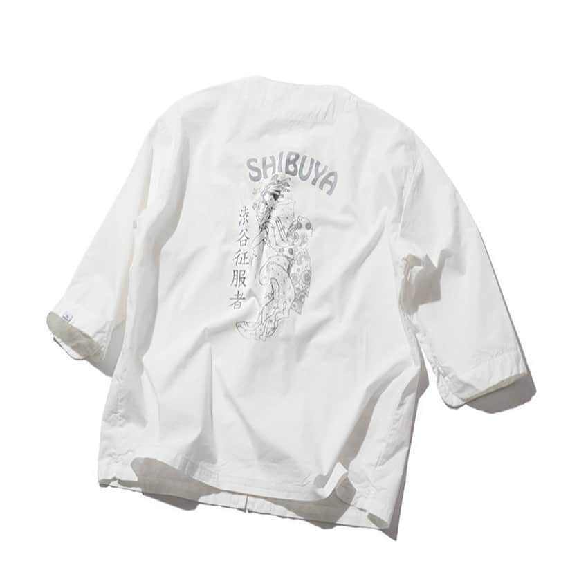 ヴァンキッシュのインスタグラム：「■ Maiko × SHIBUYA DABO Shirt[VWS005] Color:White Size:M・L JPY 11,000 (tax included)  ㅤㅤㅤㅤㅤㅤㅤㅤㅤㅤㅤㅤㅤ Shop link bio！ ——————————————— ‪#VANQUISH #vanquishjp」