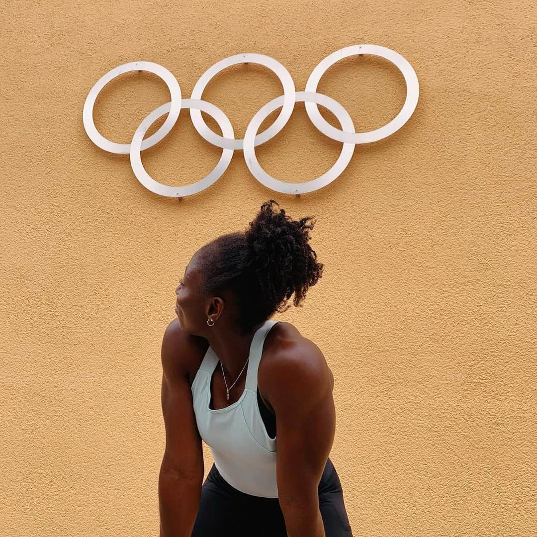 リサ・マリエ・クウェイイーのインスタグラム：「keep the vision, keep the dream ✨  Das Trainingslager in Kienbaum hat echt gutgetan und geholfen, wieder Kraft und Motivation zu tanken.🙏🏾 #dreambig #tokyo2021 #cantstopher」