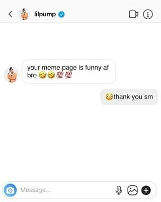 Insta Outfit Storeさんのインスタグラム写真 - (Insta Outfit StoreInstagram)「"Lilpump actually messages my favorite meme page" 😍  Follow ↠@gavins.hub for more fun 😎 . . . . . . . #meme #memes #funny #dankmemes #memesdaily #funnymemes #lol #follow #dank #humor #like #love #dankmeme #lmao #tiktok #instagram #comedy #ol #dailymemes #anime #fun #edgymemes #memepage #offensivememes #memestagram #funnymeme #memer #fortnite #haha」6月21日 21時27分 - instaoutfitstore