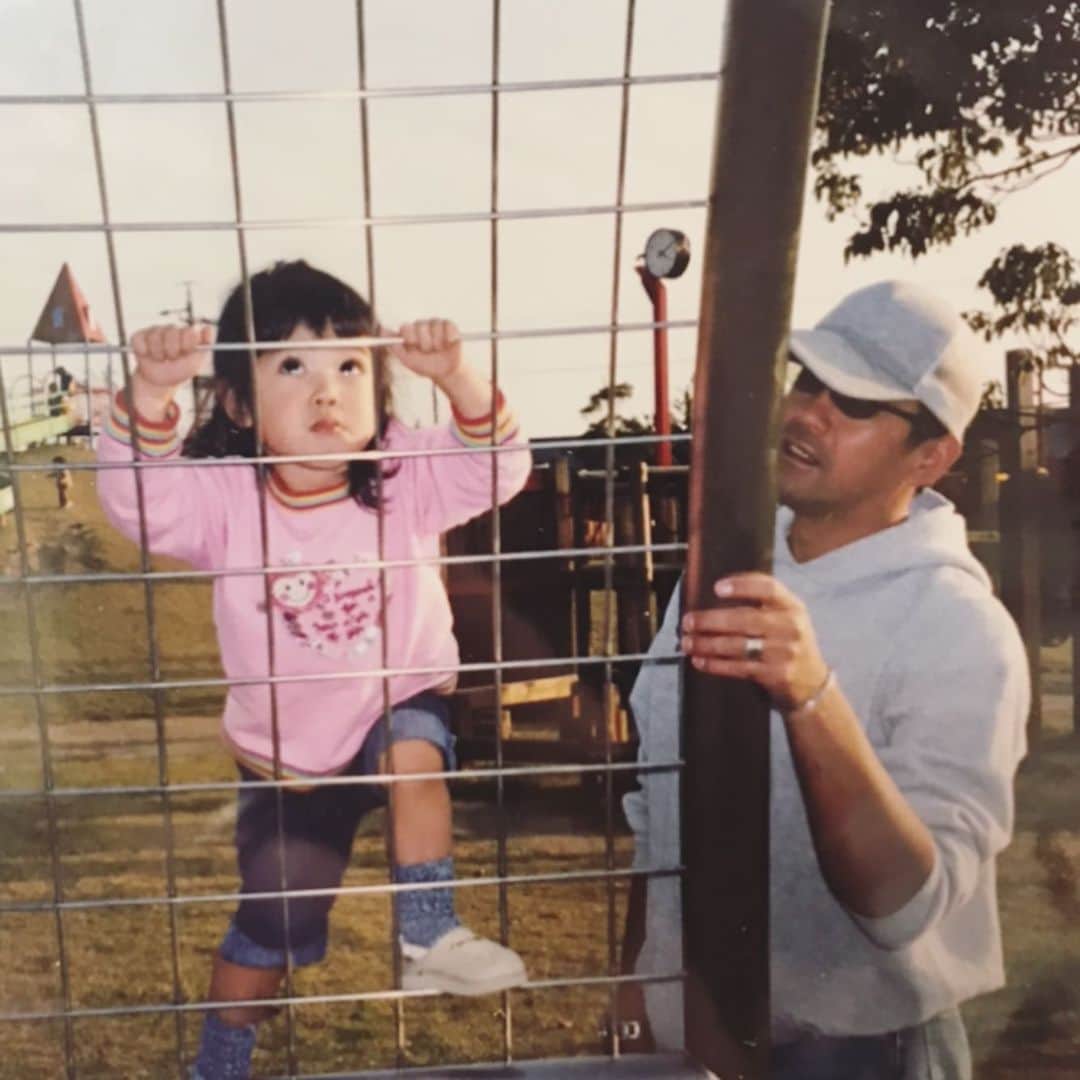 北澤舞悠（まゆちる）のインスタグラム：「Happy Father's Day🌼 パパイケメン❣️」