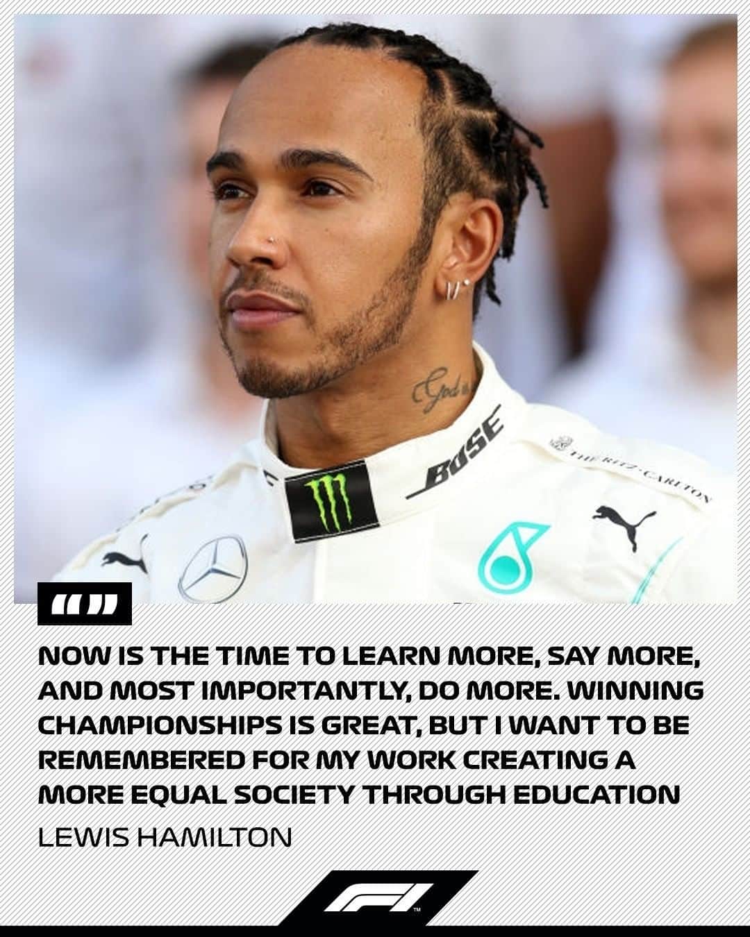 F1さんのインスタグラム写真 - (F1Instagram)「@lewishamilton is setting up a new commission with the goal of creating more diversity and equality in motorsport . Words courtesy of The Sunday Times (@thetimes) . #F1 #Formula1 #Motorsport #Diversity #Equality」6月21日 22時01分 - f1