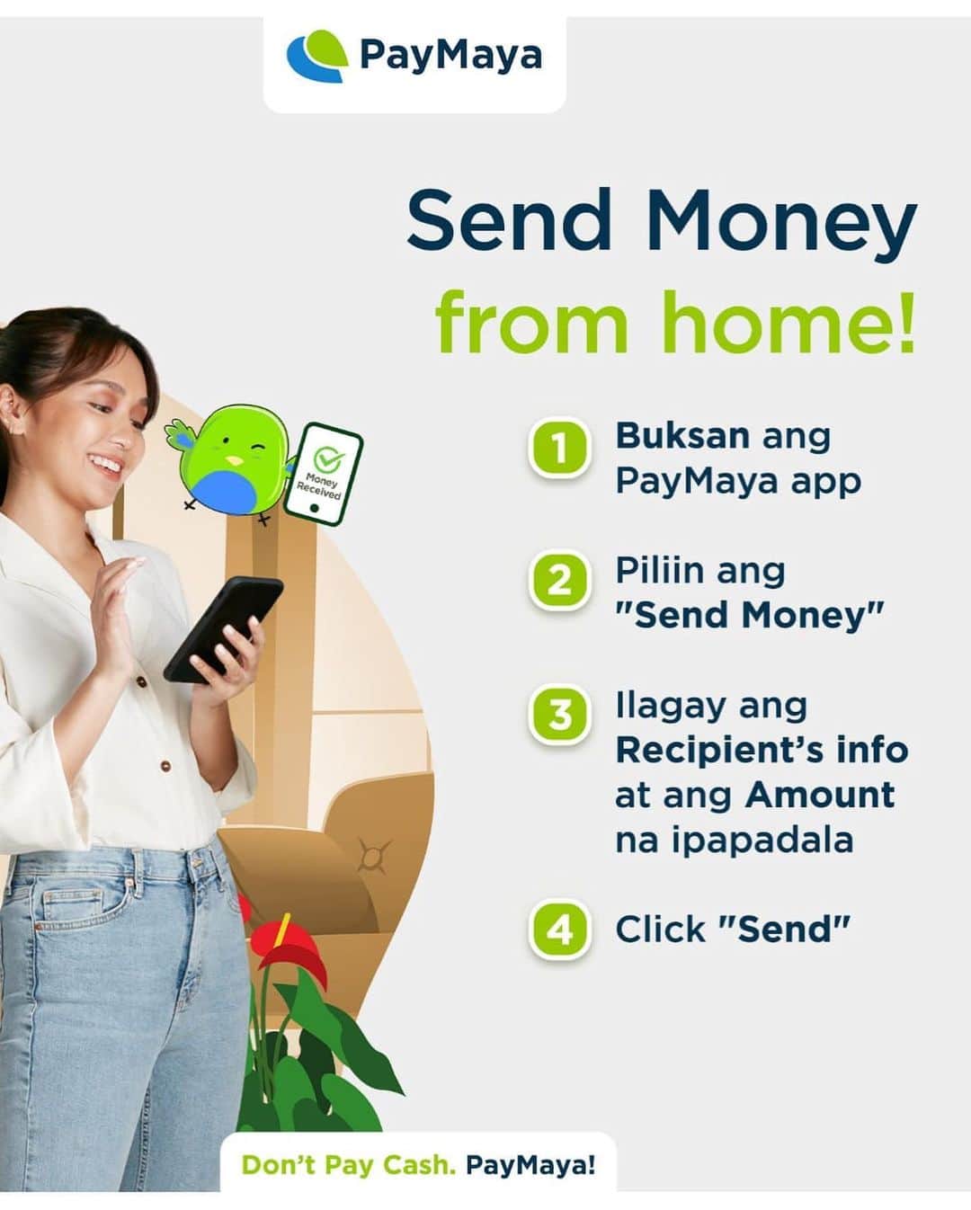 Kathryn Bernardoさんのインスタグラム写真 - (Kathryn BernardoInstagram)「It's such a relief that I don't need to step outside the house to send money to my loved ones! Instead, I use Paymaya for a free and quick transaction—done in just a few seconds! Fast, contactless, and safe. 💚 #DontPayCashPayMaya @paymayaofficial  Download the app for free and protect yourselves and your loved ones by opting for a contactless transaction. 🤗 Download it here: https://official.paymaya.com/CAK1/82ff5e45 and use the code PAYMAYAKATHNIEL when you register! Stay safe! 💚」6月21日 22時17分 - bernardokath