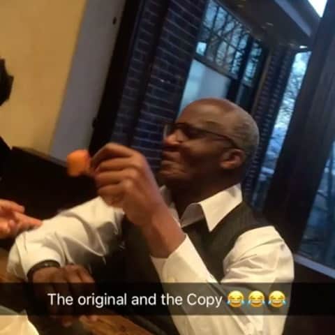 ディディエ・ドログバのインスタグラム：「Happy Fathers Day Young Brother 🙏🏾 The copy will never beat the original, Couldn’t have supported even 10% of what you’ve been through your life. I’m not perfect but proud to be your Big Brother ❤️」