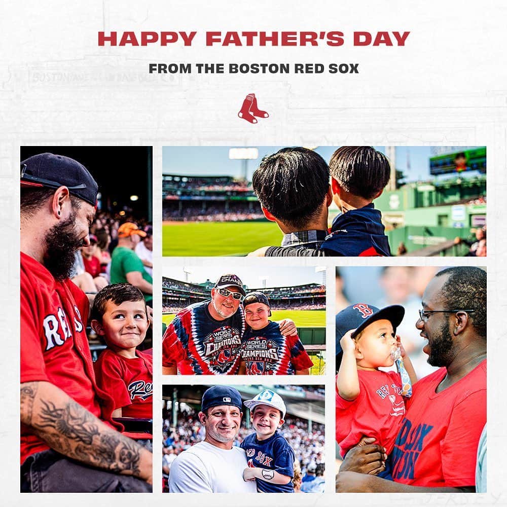 ボストン・レッドソックスさんのインスタグラム写真 - (ボストン・レッドソックスInstagram)「Happy Father’s Day to all the dads out there! ❤️」6月21日 22時49分 - redsox