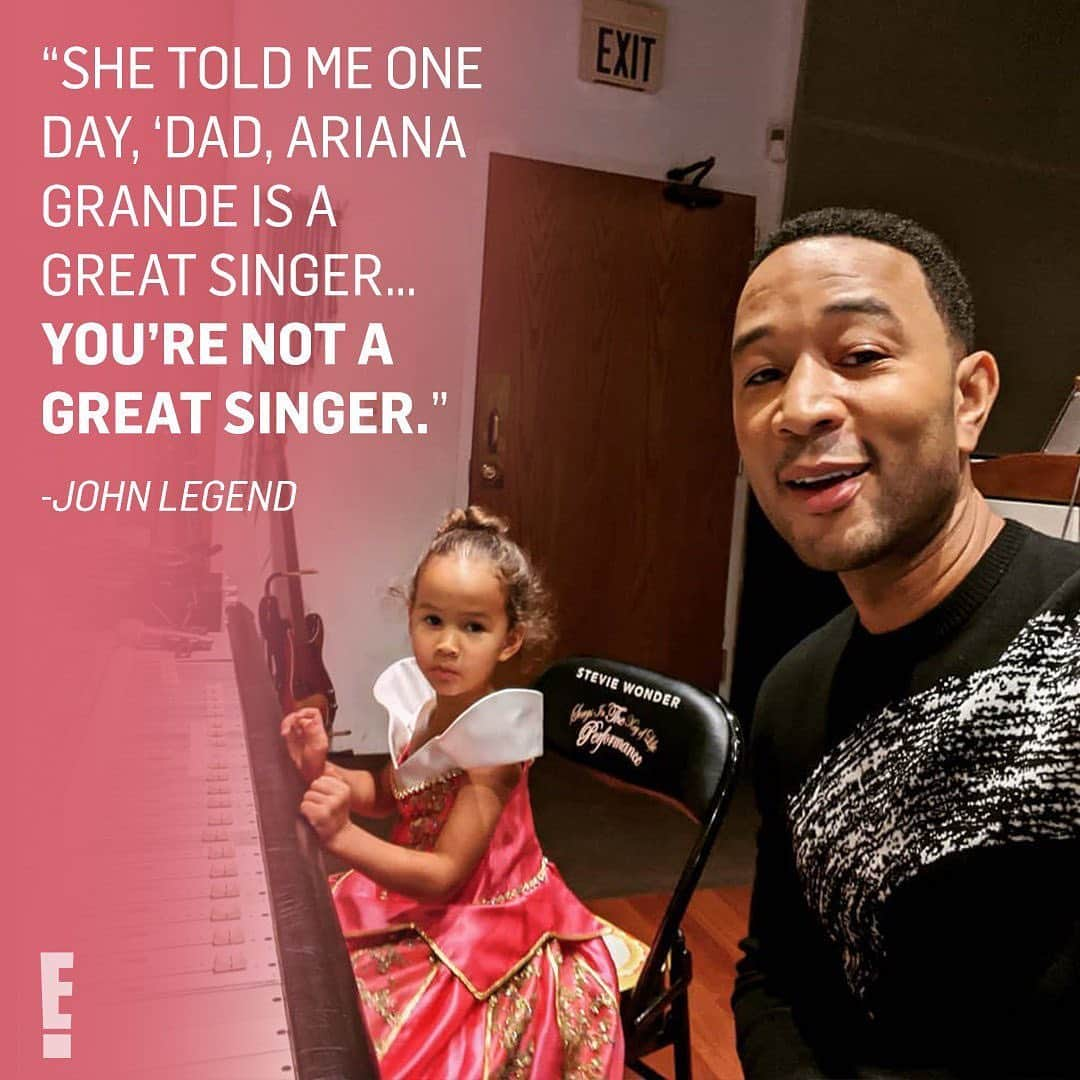 E! Onlineさんのインスタグラム写真 - (E! OnlineInstagram)「Happy Father's Day John Legend. You're a great dad but apparently not a great singer. (📷: @johnlegend)」6月22日 2時46分 - enews