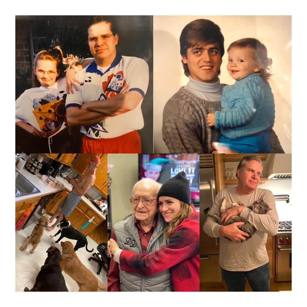 シャンテル・ヴァンサンテンのインスタグラム：「Honoring these men today... Happy Fathers Day!! They are greas Dads, Grandfathers and Grandpups! They each had a part in raising me and making me who I am today. The lessons, examples and love they showed me I am beyond grateful for. They aren’t perfect but in their humanness I found ways we can forgive and grow. There is always a chance to always do better. I know for many of you today brings a mix of emotions and I understand. I hold you in my heart and pray you find grace, peace and love to guide you. I am grateful to have them in my life and love them very much!」