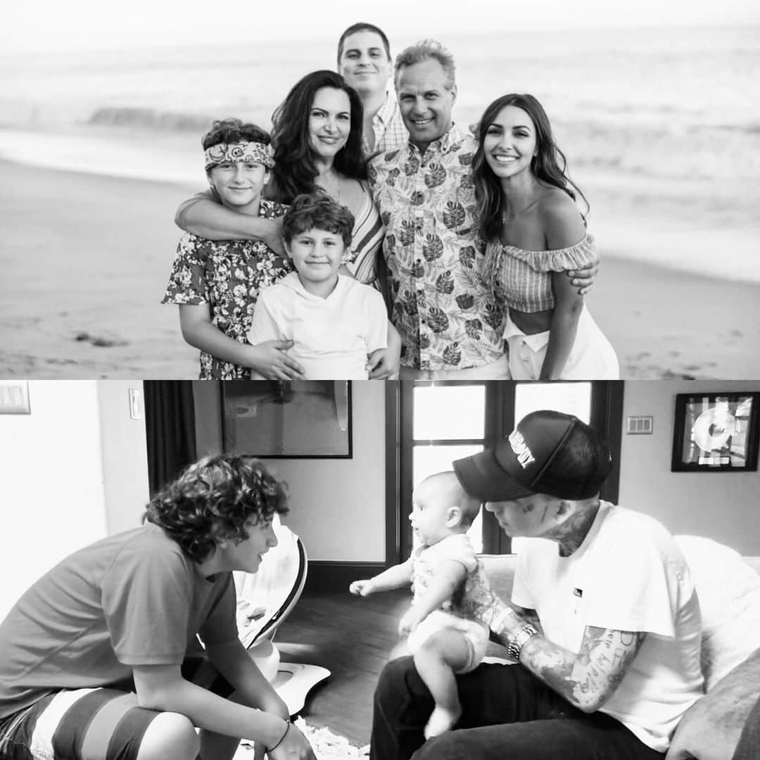 オーガスト・マトゥーロのインスタグラム：「Happy Father’s Day to my amazing dad @maturojoseph who loves us all so much and Happy FIRST Father’s Day to my bro @bear 🤍 Thank you for being the best dad to my nephew Midnight!」