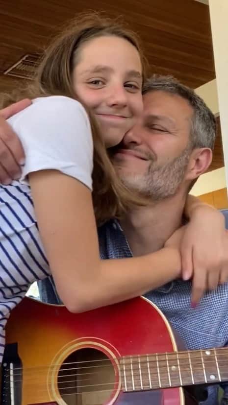 メアリー・マコーマックのインスタグラム：「“When I need to get home you’re my guiding light”  No matter how big they get or how far they go they’ll always have you Michael; their guiding light. Happy Father’s Day. This beautiful song is by the amazing @foyvance #sundaysoundswithrosie #musichelps #fathersday」