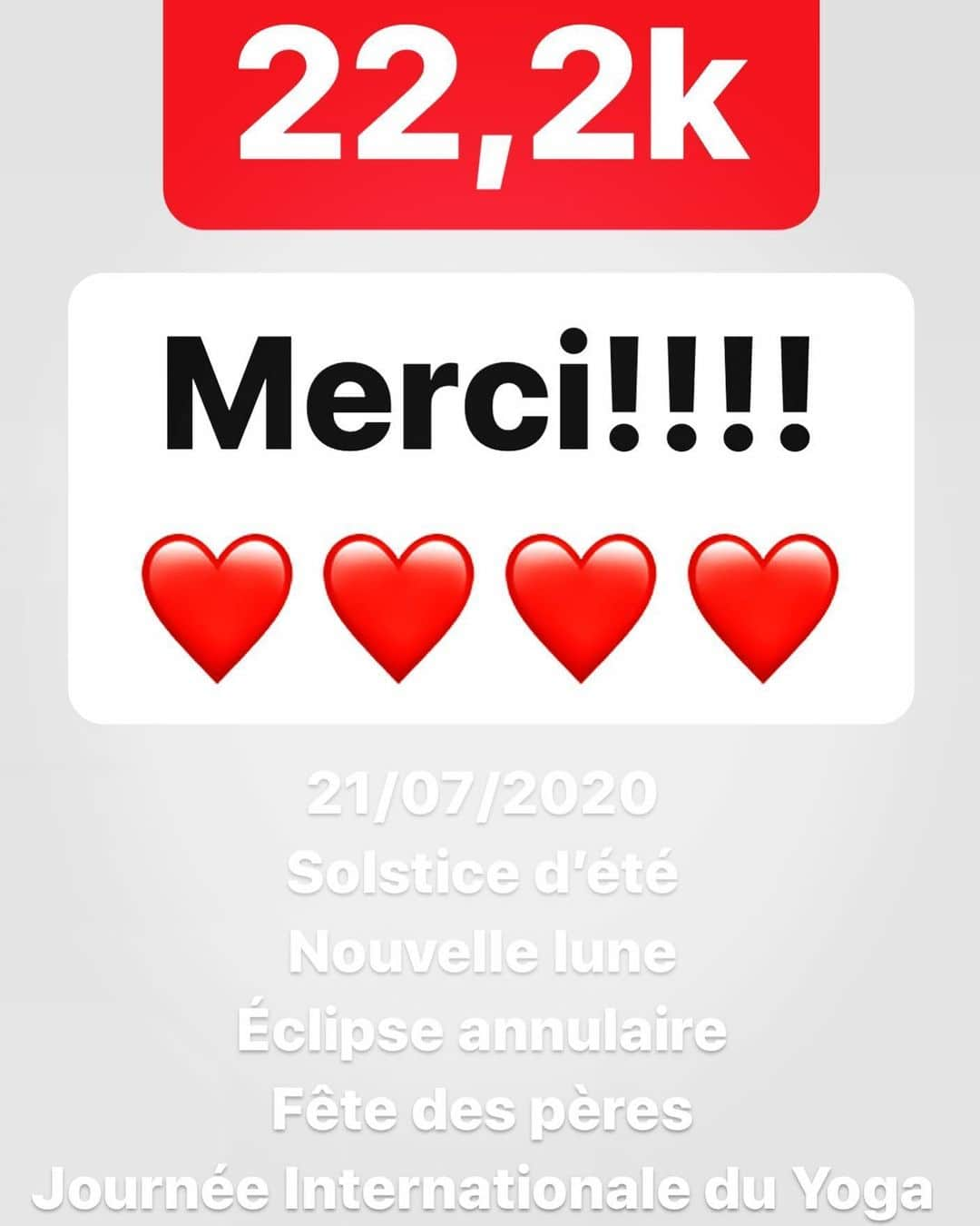 カタリーナ・ドゥニさんのインスタグラム写真 - (カタリーナ・ドゥニInstagram)「Merci Merci merciiiii!!!! Merci de votre soutien, de votre écoute... Merci de tous vos messages publics et privés.... Merci de tout ce partage... Je ne calcule rien ici... Ce que je partage vient de mon cœur et je vous remercie infiniment de le recevoir ainsi. Grâce à votre réceptivité , je peux exprimer pleinement ma liberté. De verdad.  GRACIAS!!! Number 222 is made up of the attributes of and energies of number 2 appearing tripled, making number 222 a very powerful vibration. Number 222 carries the attributes of the numbers 2 and 22, the Master Builder Number that resonates with ancient wisdom, vision, idealism and transformation. Number 2 lends its influences of faith and trust, encouragement, attainment and success, adaptability, diplomacy and co-operation, service and duty, balance and harmony, selflessness, faith and trust and your Divine life purpose and soul mission. Number 222 has to do with balance, manifesting miracles and new auspicious and timely opportunities.  #allgood #messages #signs #listen #trust #love #give #compassion #light #auspicious #eclipseannulaire #nouvellelune #solsticedete #internationalyogaday #change #transformation #evolution #nouveauxcodes #yoga #meditation #life #gratitude #abondance」6月22日 6時01分 - catalinadenis