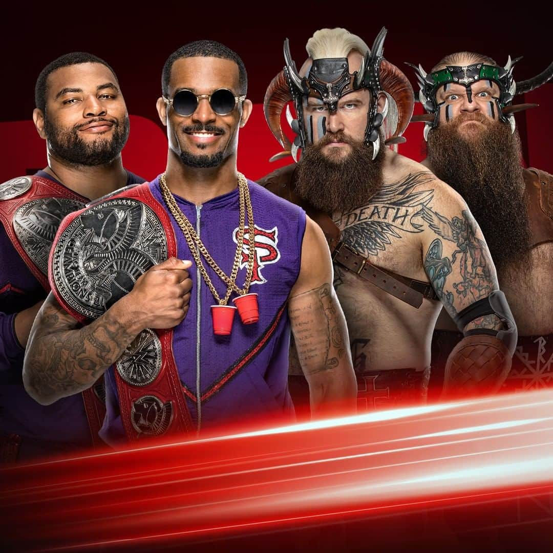 WWEさんのインスタグラム写真 - (WWEInstagram)「The #WWERaw #TagTeamTitles will be on the line for CHAMPIONSHIP MONDAY! The #VikingRaiders challenge the #StreetProfits...but who ya got?!」6月22日 6時30分 - wwe