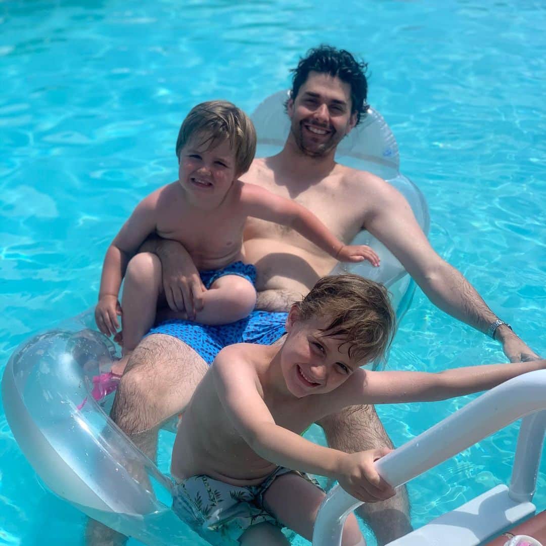 Anna Jane Wisniewskiのインスタグラム：「Happy Father’s Day to the one that we love so much. You know you’re doing a good job when the boys both say they want to be dads like @wisnieet when they grow up.  And to those having a bittersweet day, I’m with you. I lost my dad almost six years ago and it really doesn’t get easier. Lucky to have had such a dad in my life and a great father-in-law, too. ❤️」