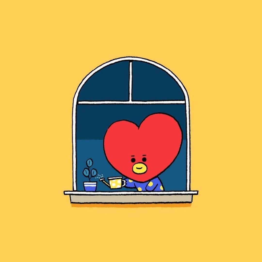 BT21 Stars of tomorrow, UNIVERSTAR!さんのインスタグラム写真 - (BT21 Stars of tomorrow, UNIVERSTAR!Instagram)「We may be apart, but never at heart. 🏠💓 ⠀ Check out our Instagram story to download! ⠀ #Always #together #everyday #Quarantine #Window #Wallpaper #BT21」6月22日 18時01分 - bt21_official