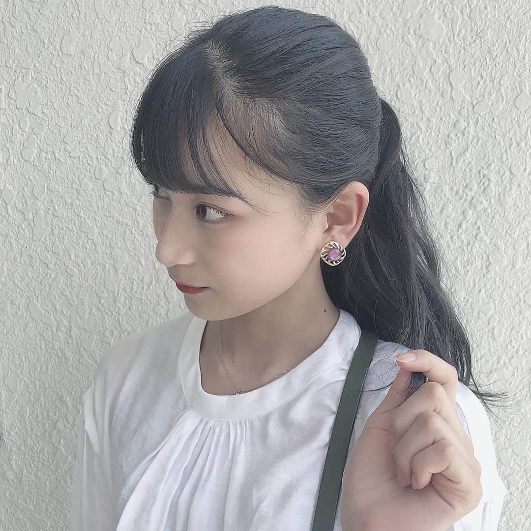 杉山緋那のインスタグラム：「ポニテしてみた〜( ^^ ) . . . . . #杉山緋那 #サンミュージック #sunmusic #jkブランド #jk #jk3 #ljk #instagood #instalike #instagram #instafashion #insta #instapic #instalove #ootd #ootdfashion #高校生 #ポニテ #黒髪 #黒髪ロング #いいね歓迎」