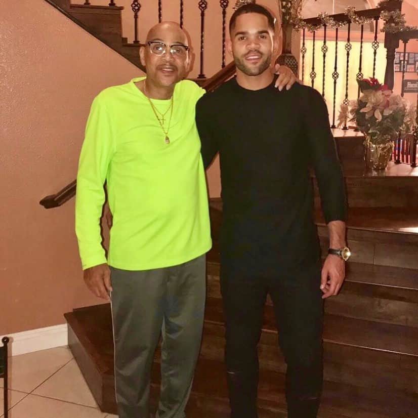 ディジョン・タルトンのインスタグラム：「To my forever superhero. Rest easy pop. Happy Fathers Day!」