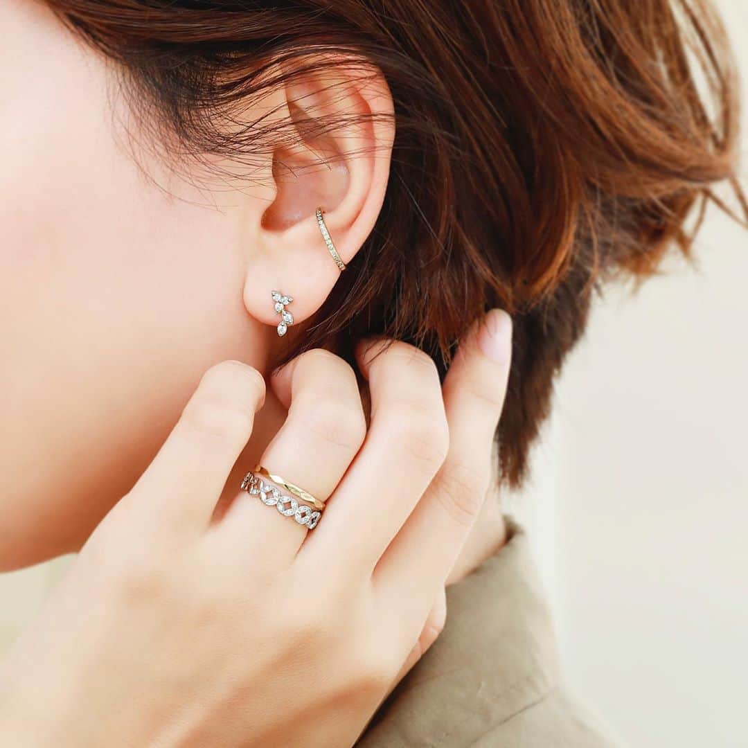 ヴァンドーム青山 k18 ダイヤモンドピアス | www.hima.am