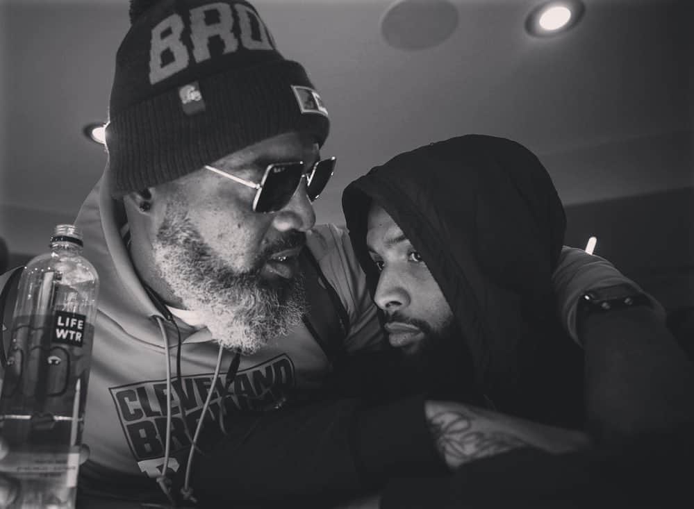 オデル・ベックハン・ジュニアのインスタグラム：「Happy fathers Day bloody! I love u FOREVER... @odellbeckhamsr」