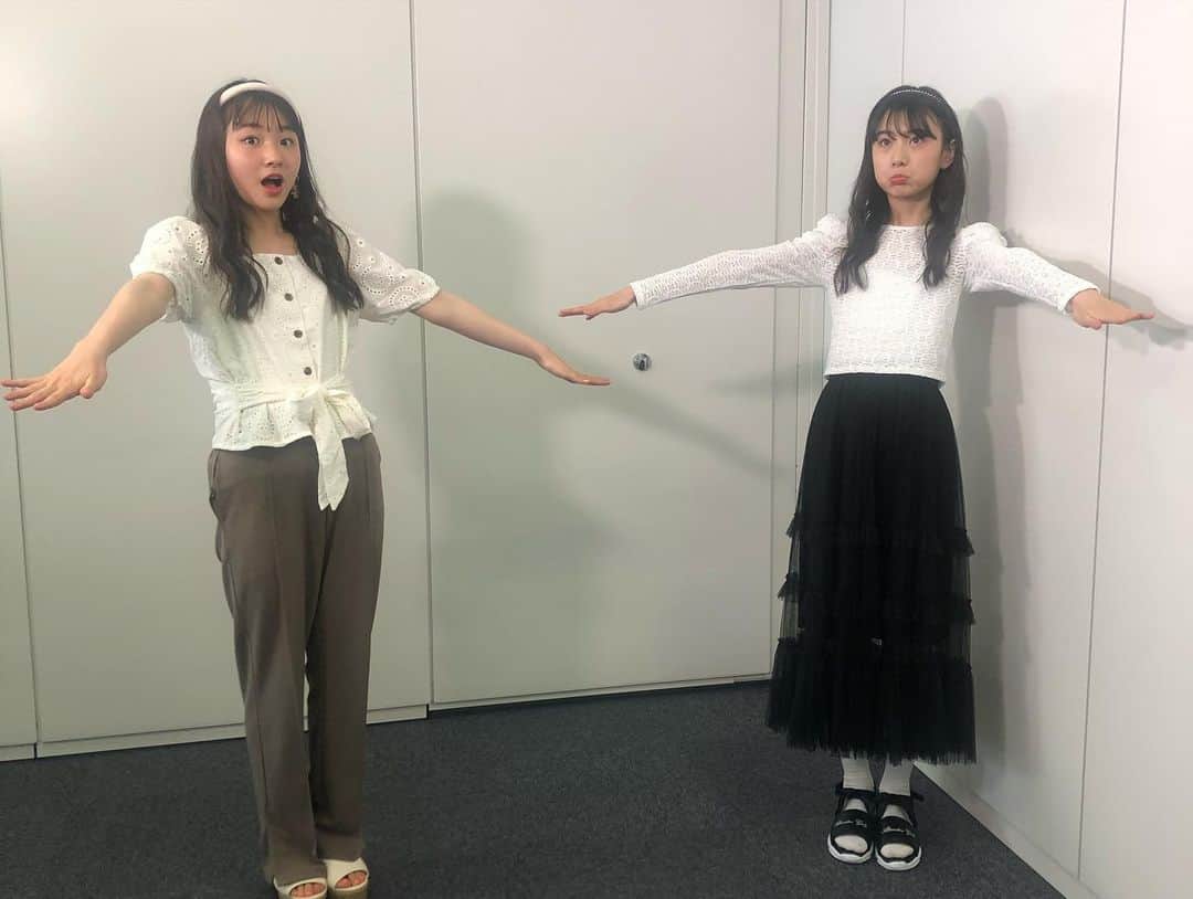 ニコ☆プチのインスタグラム：「﻿ 今日は22日〜だけど、﻿ ﻿ 今回のニコ☆プチは7月3日発売です❣️﻿ ﻿ ﻿ ﻿ もう少し待っててね😭😭😭﻿ ﻿ ﻿ ﻿ #ニコプチ﻿ #井口虹姫﻿ #近藤藍月﻿」