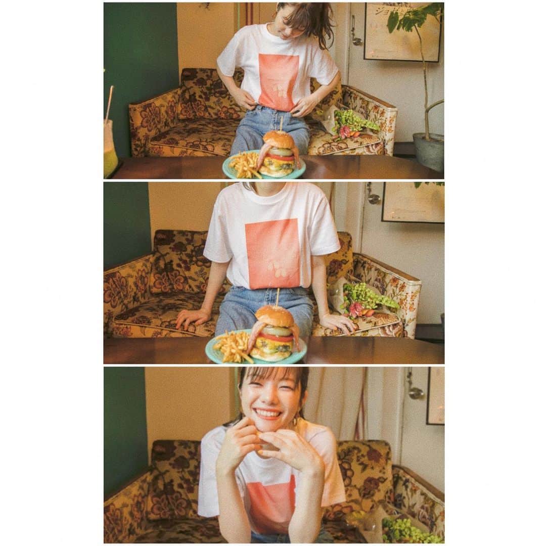 西谷菜々のインスタグラム：「.﻿ @__pool__2020 ﻿ ﻿ @fukudahitomi610 ﻿ @chikako_mk ﻿ ﻿ 🍔 @whims_coffee_and_bar」