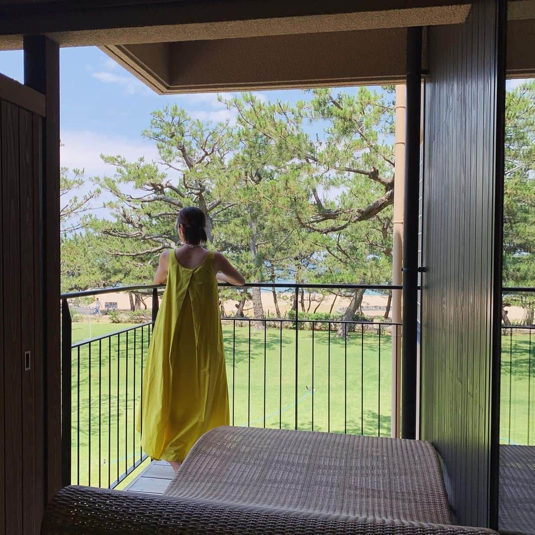 ジュジュのインスタグラム：「二日目はお気に入りopを持参👗♡ . 今からこんなん着ていて真夏どないしよ問題w . necklace.op...on sale #akarih」