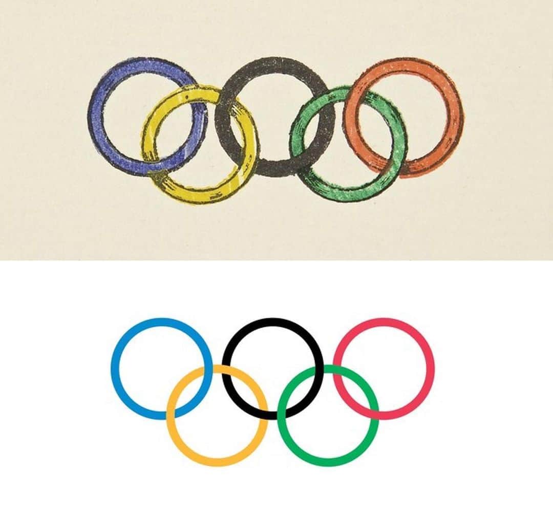olympiadaさんのインスタグラム写真 - (olympiadaInstagram)「Кто придумал олимпийские кольца, что они означают, и почему в 80-е кольца незначительно изменились — а потом вернулись к исходному варианту? ⠀ Рассказываем 🙌 ⠀ Главный символ Олимпийских игр — это, конечно же, олимпийские кольца, которые не нуждаются в дополнительном представлении. Их просто невозможно ни с чем перепутать или не узнать. Этот символ впервые был предложен ещё Пьером де Кубертеном и уже тогда символизировал объединение и деятельность олимпийского движения. ⠀ 👉 1913 год — олимпийские кольца впервые представлены общественности. На белом фоне переплетаются пять колец: синее, жёлтое, чёрное, зелёное и красное. ⠀ 👉 1920 год — дебют на Играх. Олимпийские кольца на белом фоне флага впервые появились на Играх VII Олимпиады в Антверпене в 1920 году. ⠀ 👉 1957 год — МОК официально утвердил конкретную версию олимпийских колец, лишь незначительно отличающуюся от оригинала Кубертена, где кольца пересекаются друг с другом. ⠀ 👉 1986 год — МОК решил добавить «разрывы» в кольцах, чтобы иметь возможность максимально точно воспроизвести их, используя доступные на тот момент технологии печати. ⠀ 👉 2010 год — технологии печати шагнули вперёд, и официальная версия олимпийских колец вернулась к своему первоначальному дизайну, к переплетению без швов, отвечающему замыслу Кубертена. Именно так сегодня выглядит официальная полноцветная версия колец. ⠀ В наши дни олимпийские кольца — это краеугольный камень олимпийской символики, все права на которую принадлежат Международному Олимпийскому комитету и не могут использоваться без согласования. ⠀ #Olympics」6月22日 17時42分 - olympia_da