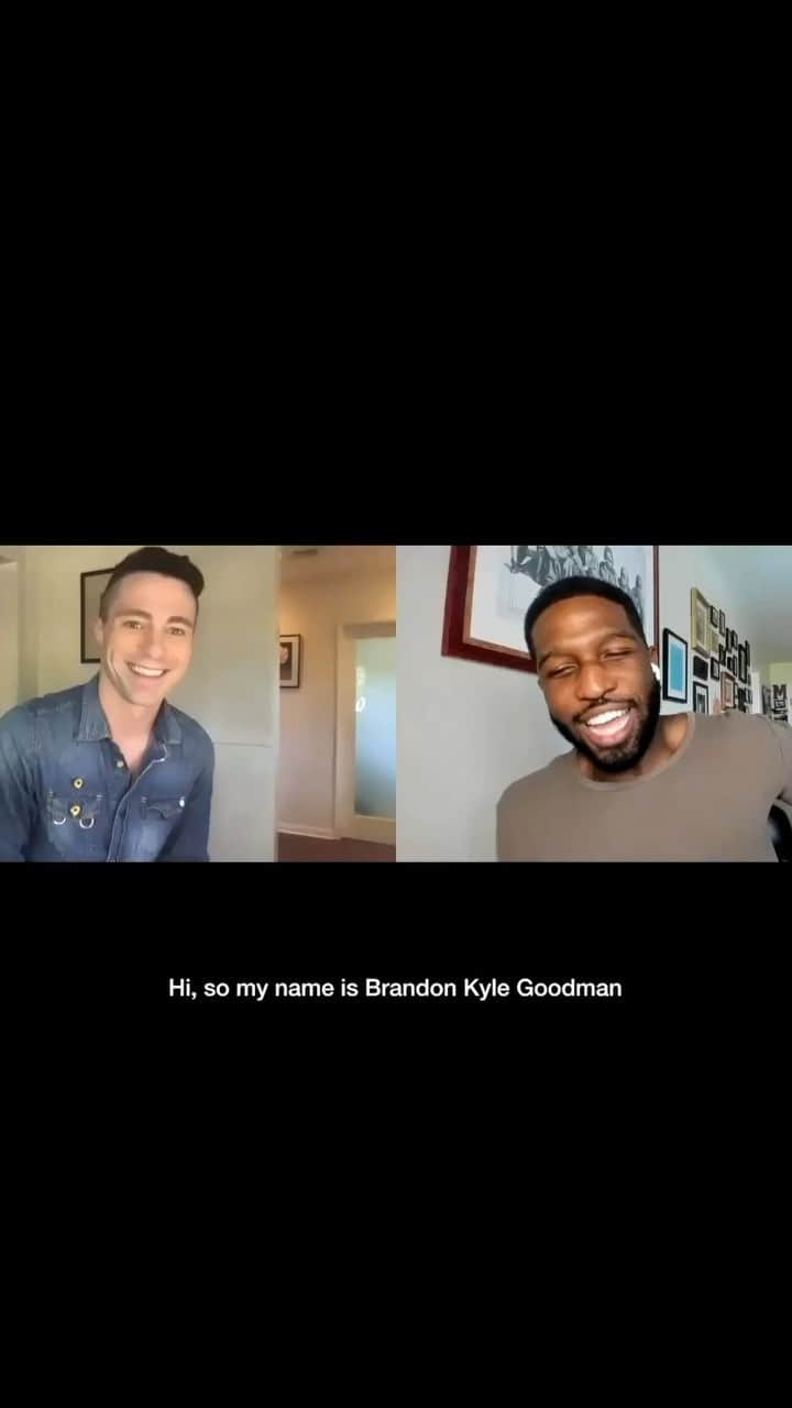コルトン・ヘインズのインスタグラム：「If this conversation makes you uncomfortable...keep watching. Sit with that discomfort & ask yourself why you’re uncomfortable. So much love to @brandonkgood & Thk y’all for the questions! ❤️」