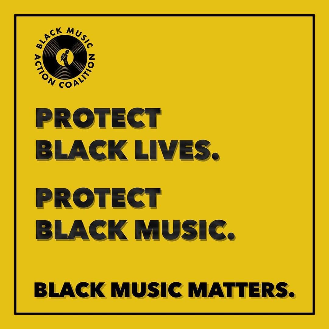 ファレル・ウィリアムスさんのインスタグラム写真 - (ファレル・ウィリアムスInstagram)「BLACK MUSIC MATTERS. BLACK LIVES MATTER. Real change begins now with @bma_coalition」6月23日 4時01分 - pharrell