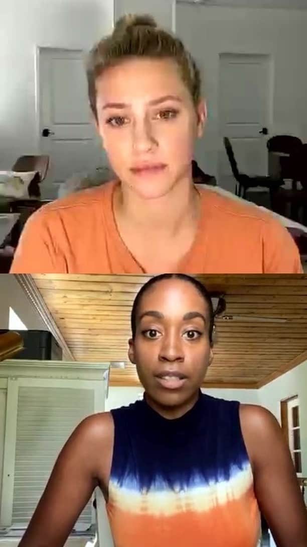 リリ・ラインハルトのインスタグラム：「Discussing micro-aggressions and the importance of acknowledging your own privilege.  Due to poor connection, the first half of our conversation was deleted.」