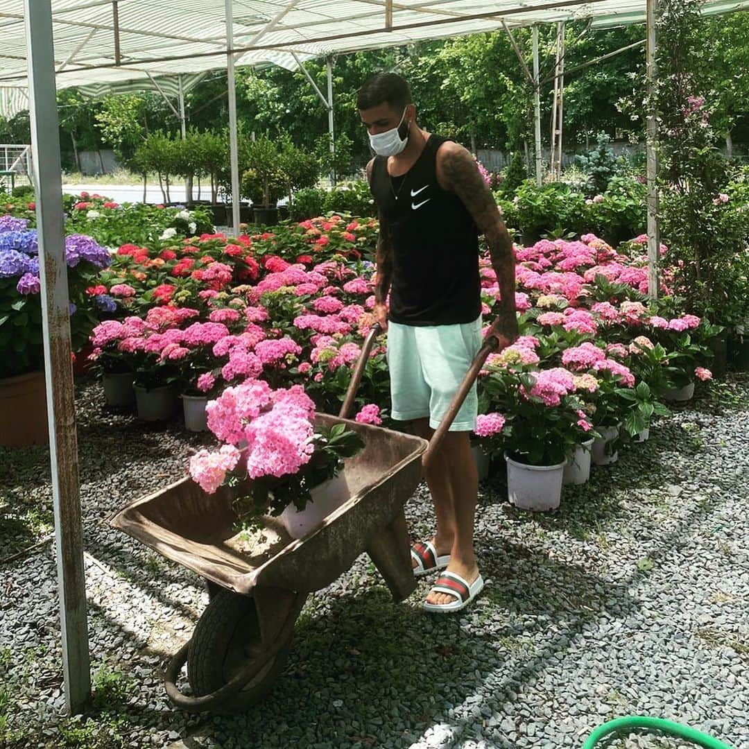 ジュニオール・カイサラさんのインスタグラム写真 - (ジュニオール・カイサラInstagram)「Vamos dar cor ao jardim. 🌷💐🌺🌸🌼🌻☀️🏡」6月22日 20時15分 - juniorcaicara