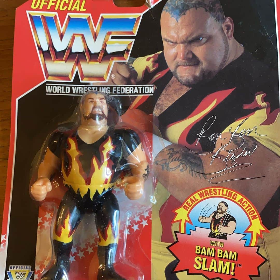 アムステルダム・タトゥー・ミュージアムのインスタグラム：「Tattooed action figure#wf#bambambigelow#real wrestlingaction#toys withtattoos」