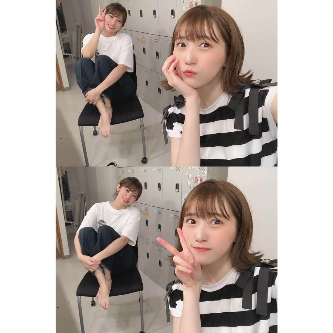 山下エミリーさんのインスタグラム写真 - (山下エミリーInstagram)「. . 今日は久しぶりの撮影だったよん✌︎ 楽しかったぁ。。次はこうしたい！とか そいう目標？みたいなのが増えるから 早くまた次のテーマとかで できたらいいなぁ🙄　 けど朝から撮影でめっちゃ疲れた。。。 メンバーにも会えて幸せでした☺️」6月22日 20時55分 - emiri_hkt48