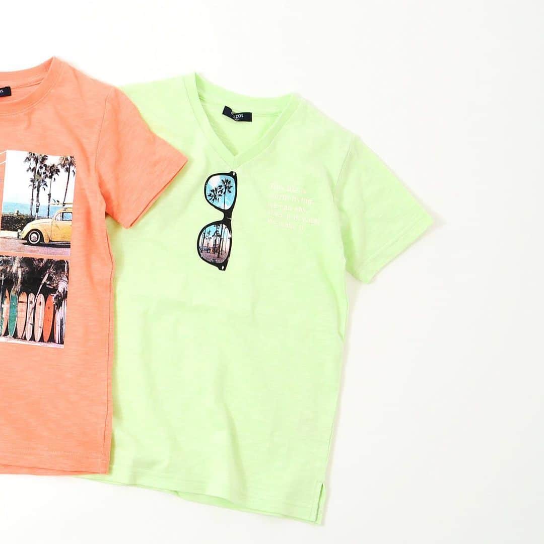 GLAZOSのインスタグラム：「. Summer recommended items !!! . . . 1枚で夏気分なカラーTシャツ . デニムやハーフパンツとの相性も👌 . . . #glazos #グラソス #おススメ #小学生  #小学生男子 #小3男子 #小4男子 #小5男子  #小6男子 #半袖コーデ #ハーフパンツコーデ  #ジュニアブランド #ジュニア服 #boy #kids #fashion #summer #小学生 #中学生 #wear #男の子 #ボーイズファッション #コーデ #プチプラ #Tshirts #tops #new #新作」