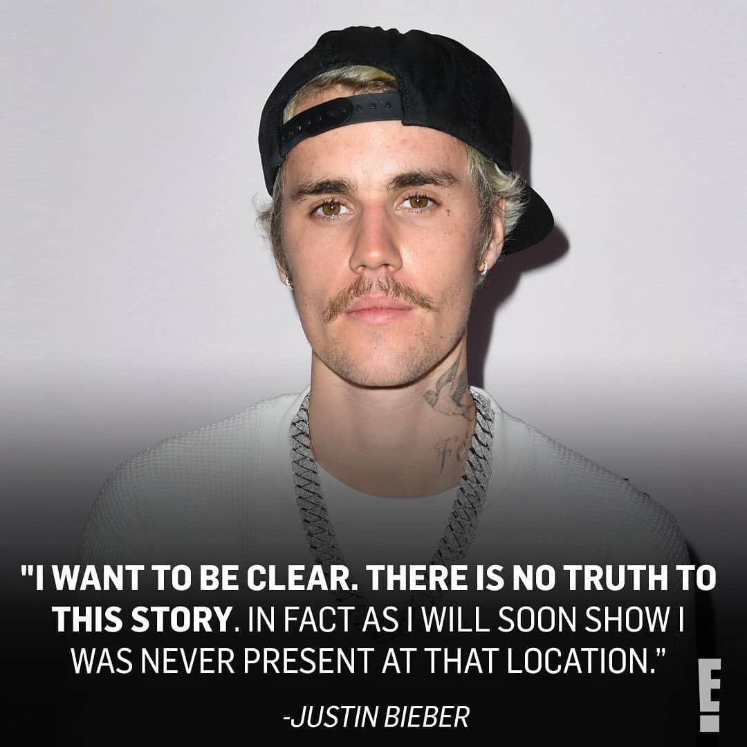 E! Onlineさんのインスタグラム写真 - (E! OnlineInstagram)「Justin Bieber is denying sexual assault allegations made against him on social media, and he's providing receipts—Link in bio for everything he had to say. (📷: Getty Images)」6月22日 21時28分 - enews