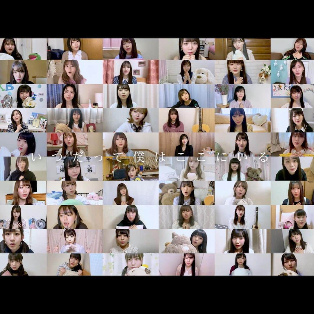 AKB48 Officialさんのインスタグラム写真 - (AKB48 OfficialInstagram)「For you, let's keep our distance 『Even When Apart』AKB48 「離れていても」  AKB48 official #YouTube https://youtu.be/Gq98wc_sbT0 ＝＝ 新型コロナウイルス感染拡大防止に取組む全ての皆様へエール。  大切な人を守るため、新しい生活様式の中で力強く生きる人々の姿を切り取ったドキュメンタリーミュージックビデオを公開いたしました。  #AKB48  #松井珠理奈  #前田敦子 #大島優子 #板野友美 #篠田麻里子 #小嶋陽菜 #高橋みなみ #指原莉乃 #山本彩  この曲は7月1日に配信リリース予定で、7月1日から12月31日の期間で得た収益は、新型コロナウイルス感染拡大防止のために全額寄付されます。  #離れていても」6月22日 21時54分 - akb48