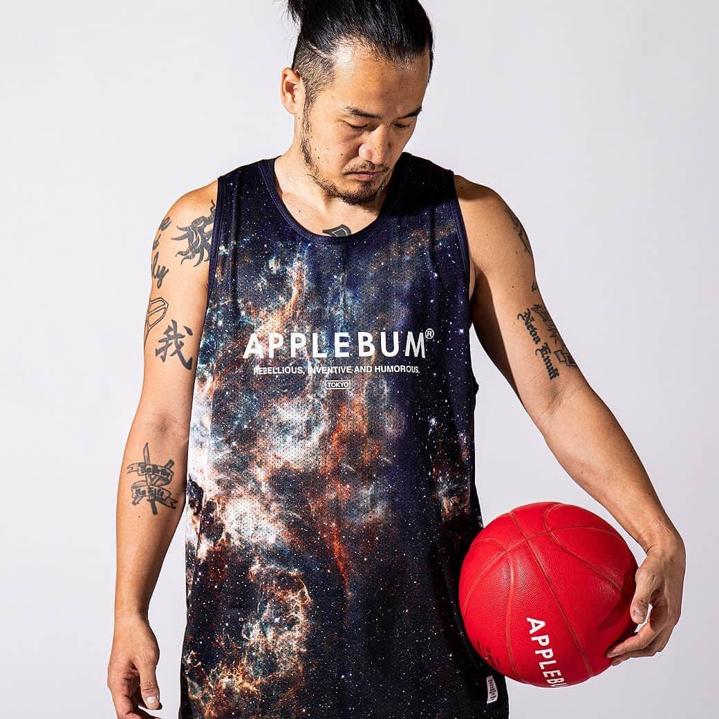 アップルバムさんのインスタグラム写真 - (アップルバムInstagram)「"Nebula" Basketball Set Up  Model : @shujitakei1st  #applebum #nebula #basketball #setup」6月22日 22時37分 - applebum_tokyo
