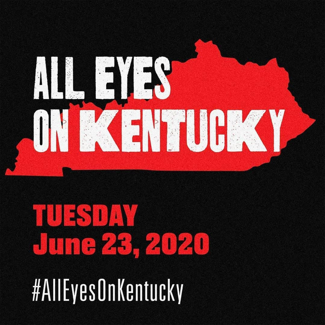 レジーナ・キングさんのインスタグラム写真 - (レジーナ・キングInstagram)「"#AllEyesOnKentucky  On Tuesday in Louisville, where Breonna Taylor was killed, 600,000 registered voters will have only one polling place to vote. Help to protect the vote. *swipe left* Help to keep #AllEyesOnKentucky」6月22日 22時47分 - iamreginaking