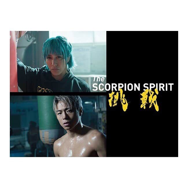 赤間紫動のインスタグラム：「.﻿ ABARTH  @abarth_japan﻿ The SCORPION SPIRIT “挑戦”﻿ ・・・﻿ “挑戦” : 書﻿ ・・・﻿ @miyuu_rizin ﻿ @miyuu__yamamoto ﻿ @k1takeru ﻿ #abarth #scorpionspirit #挑戦 #武尊 #山本美憂﻿ #書 #赤間紫動 #shidoakama」