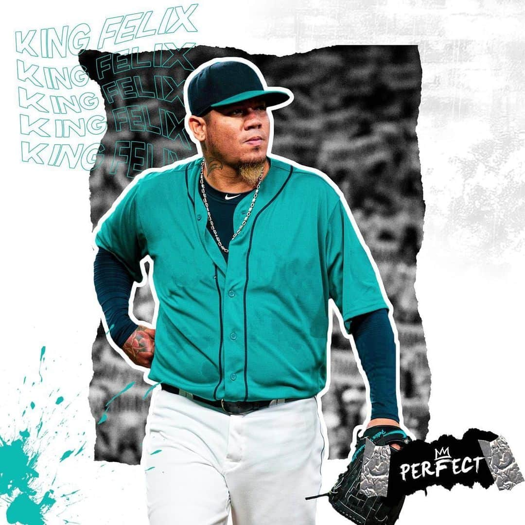 フェリックス・ヘルナンデスのインスタグラム：「💚💚💚 • • • • • #mlb #seattle #kingfelixhernandez #kf34 #perfect #letsdothis #instagram #instagood #instafashion #baseball」