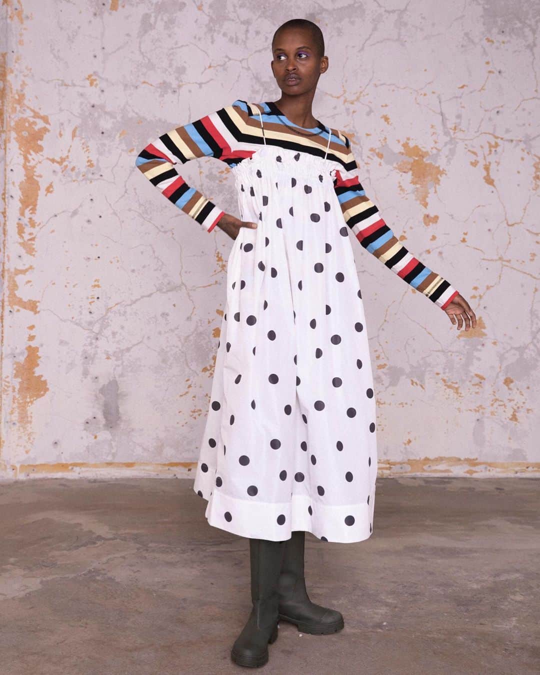 Saks Fifth Avenueのインスタグラム：「When seeing spots is a good thing, thanks to @ganni. #SaksStyle」