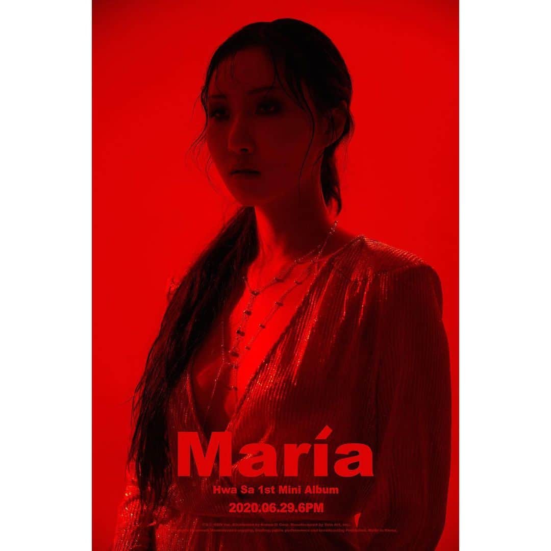 Mamamooさんのインスタグラム写真 - (MamamooInstagram)「. [#화사] - 1st Mini Album [María]  Image Teaser 03 - 2020.06.29 6PM RELEASE✔ _ #HwaSa #1st_Mini_Album #María」6月23日 0時00分 - mamamoo_official