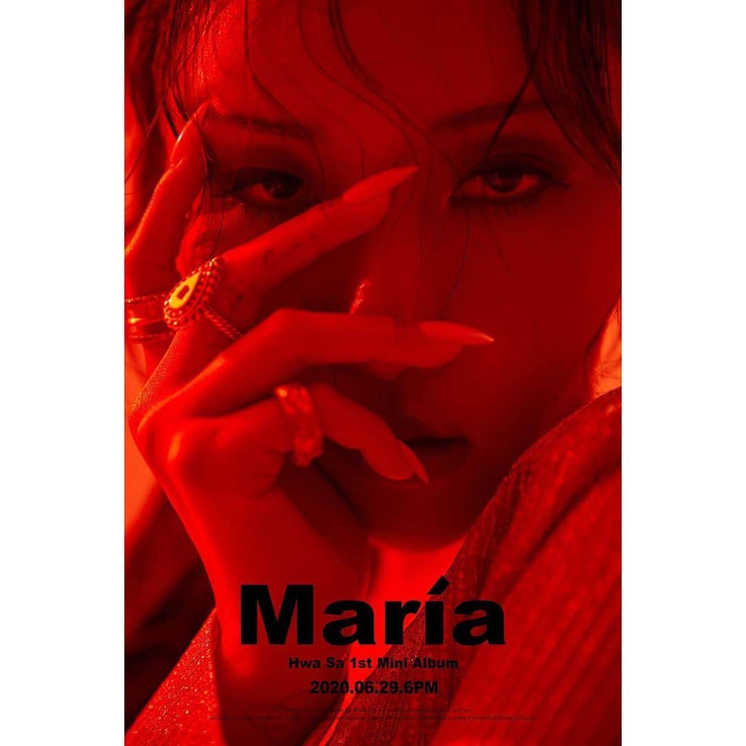 Mamamooさんのインスタグラム写真 - (MamamooInstagram)「. [#화사] - 1st Mini Album [María]  Image Teaser 03 - 2020.06.29 6PM RELEASE✔ _ #HwaSa #1st_Mini_Album #María」6月23日 0時00分 - mamamoo_official