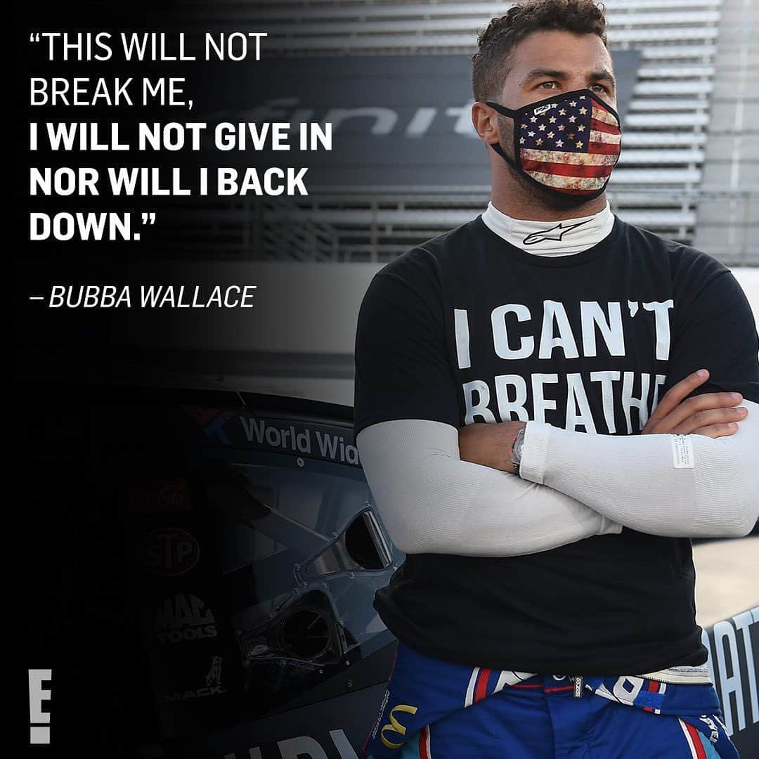 E! Onlineさんのインスタグラム写真 - (E! OnlineInstagram)「Bubba Wallace has spoken out after a noose was found in his garage stall at Talladega Superspeedway. Everything he had to say as well as NASCAR's statement is at the link in our bio. (📷: Getty)」6月23日 0時46分 - enews