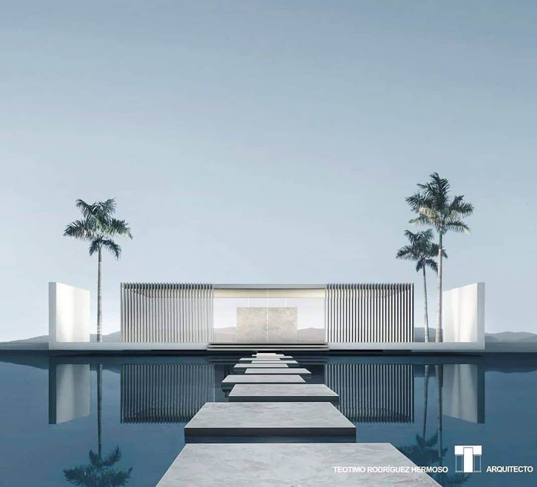 Architecture - Housesさんのインスタグラム写真 - (Architecture - HousesInstagram)「Minimalist Pavilion Resort by @arthectonica⁣ Teotimo Architect 📐⁣ ⁣ #archidesignhome⁣ ⁣ ___⁣ ⁣ #luxuryarchitecture #design #project ⁣ #arquitectura #architecture  #canarias #designer #exteriorhomes #render #homestyle #facade #instagood #photography #archilovers」6月23日 1時02分 - _archidesignhome_