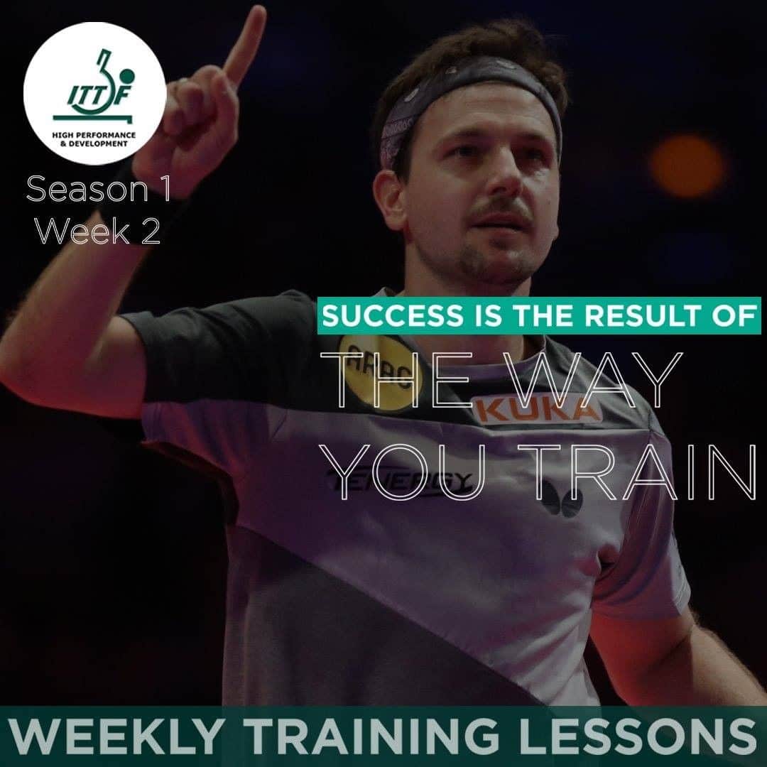 のインスタグラム：「😎 Ready for our 2nd training lesson? 🏓 Learn how to stay active with the backhand after forehand! 👏🏻🙌🏾 . WATCH NOW! Link in Bio 🔗」