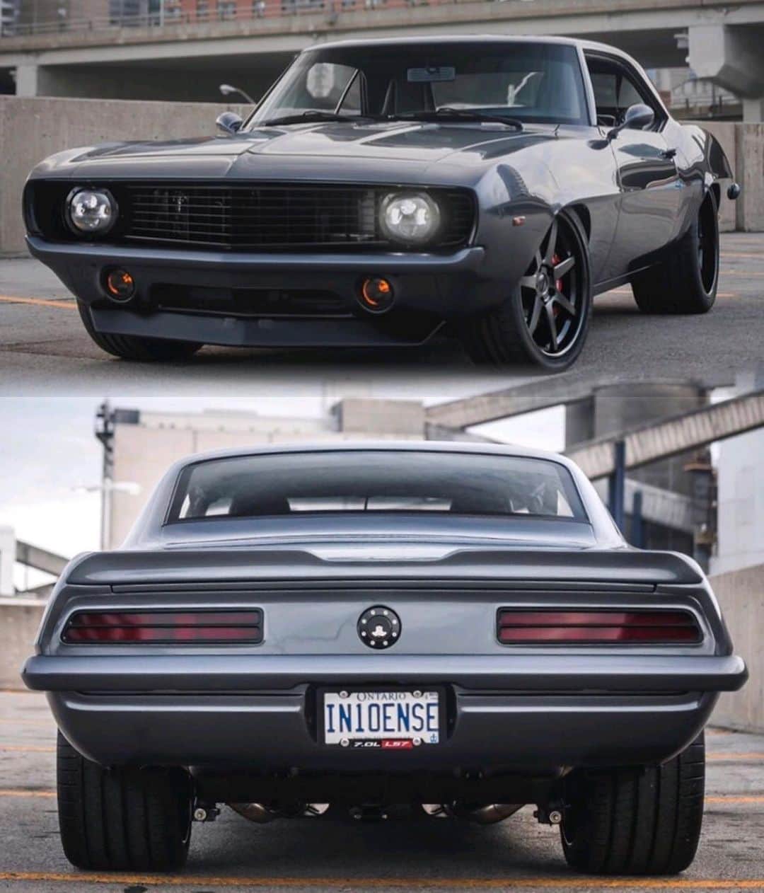 Classics Dailyさんのインスタグラム写真 - (Classics DailyInstagram)「Can you decipher ?  @hwhite_001’s ‘69 Camaro.  _ Check out @hwhite_001’s feed for more American Muscle 🇺🇸 _  #classiccar #musclecar #hotrod #ls7 #restomod #classicsdaily #streetrod #protouring #streetcar #customcar #camaro #69camaro #chevycamaro #prostreet」6月23日 2時22分 - classicsdaily