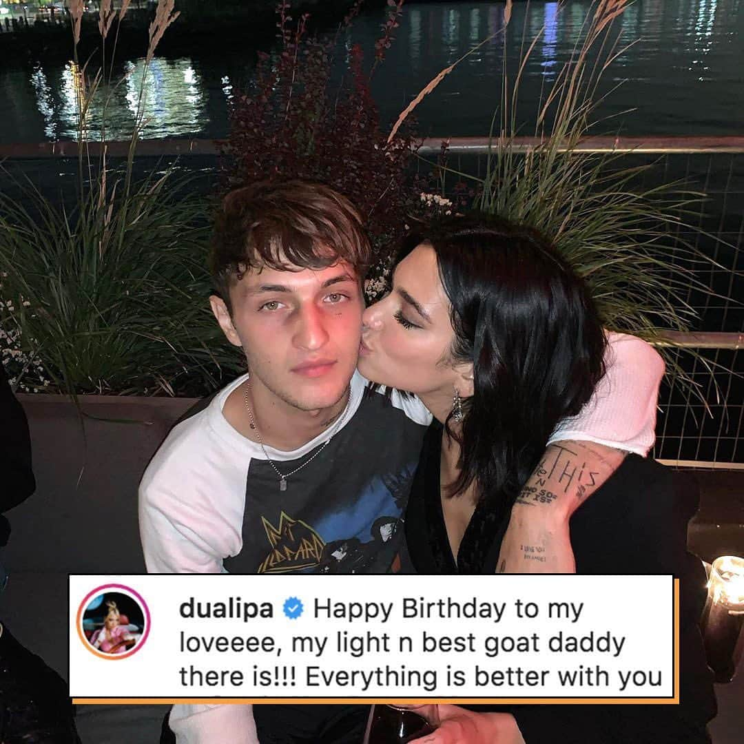 E! Onlineさんのインスタグラム写真 - (E! OnlineInstagram)「Dua Lipa's birthday tribute to Anwar Hadid just reminded us how much we love them. Guess one post is all it takes. ❤️ (📷: Instagram)」6月23日 3時01分 - enews