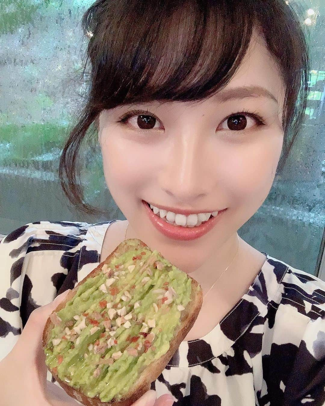 春原未来さんのインスタグラム写真 - (春原未来Instagram)「#お昼ごはん #ランチタイム #lunchtime #アボカドのオープンサンド  #avocadoopensandwich  #いい香り  #アジアンテイスト #asiantaste #美味しかった #sodelicious  #春原未来 #春原log」6月23日 13時31分 - sunohara_miki